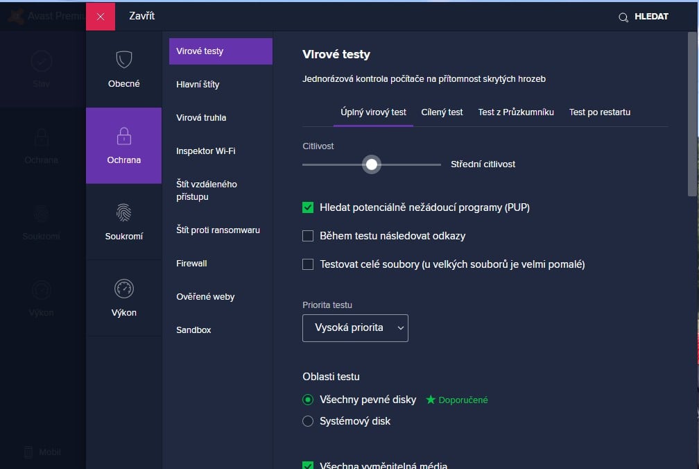 Jak vypadá Avast Ultimate