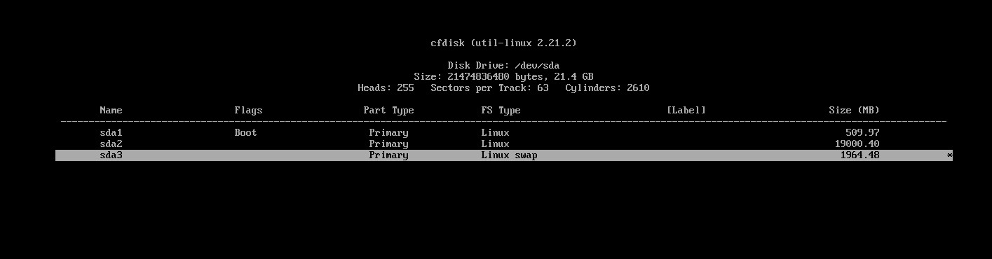 Salix: práce s disky