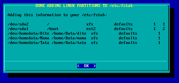 Salix: práce s disky