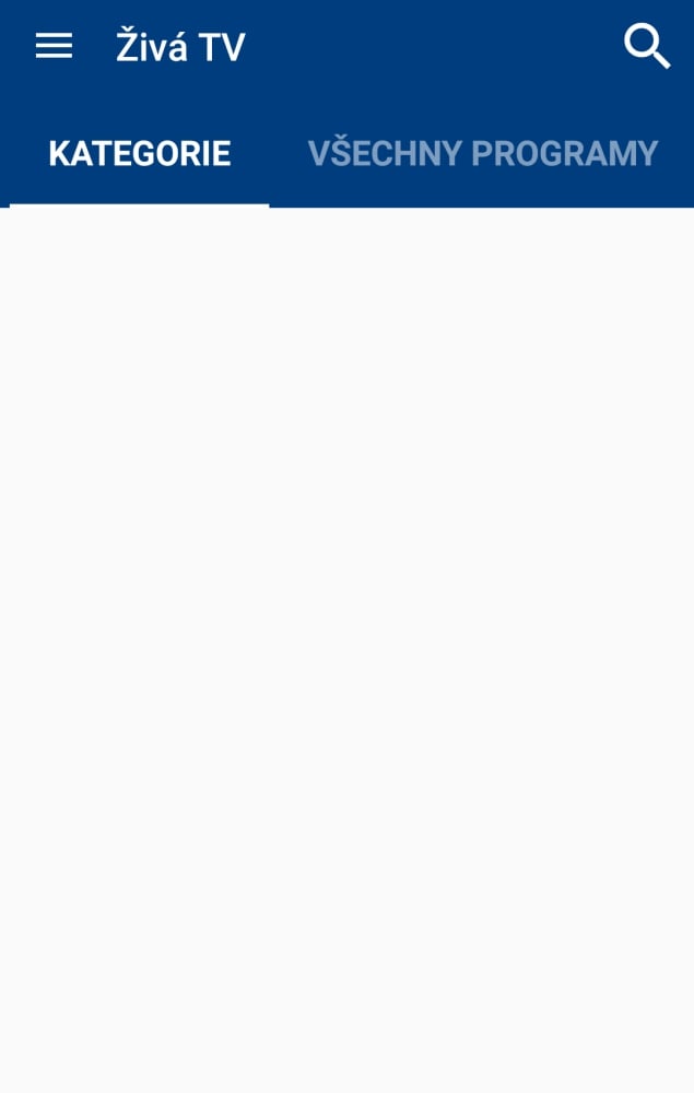 Volba Kategorie TV stanic je zatím ještě prázdná.
