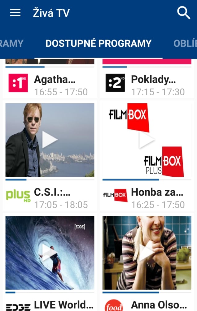 Skylink - Živé vysílání