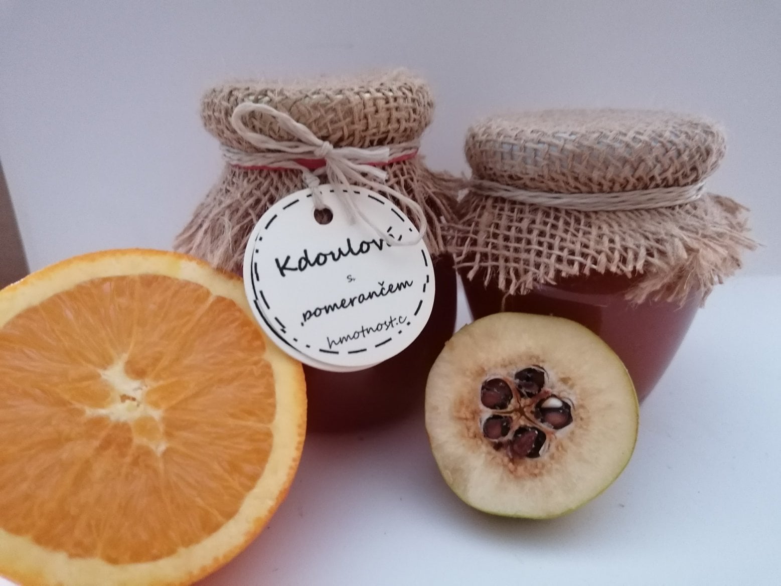 Kdoulová marmeláda s pomerančem z Farmy pod kaštany