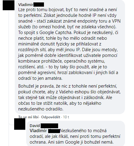 E-shopaři si na Facebooku radí, jak na falešné objednávky