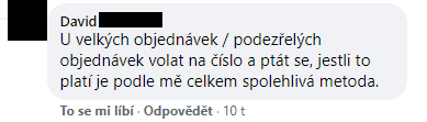 E-shopaři si na Facebooku radí, jak na falešné objednávky