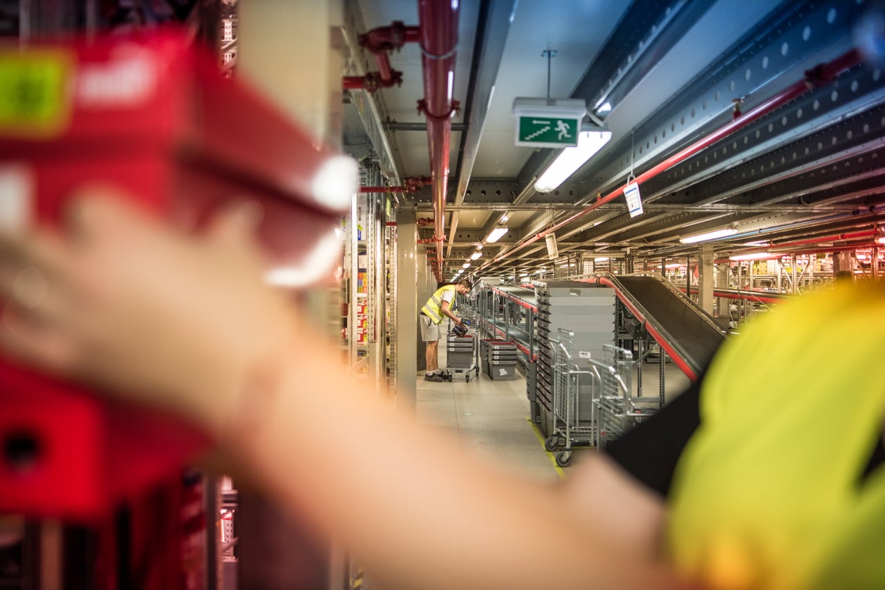 Logistické centrum Mall.cz v Jirnech u Parhy