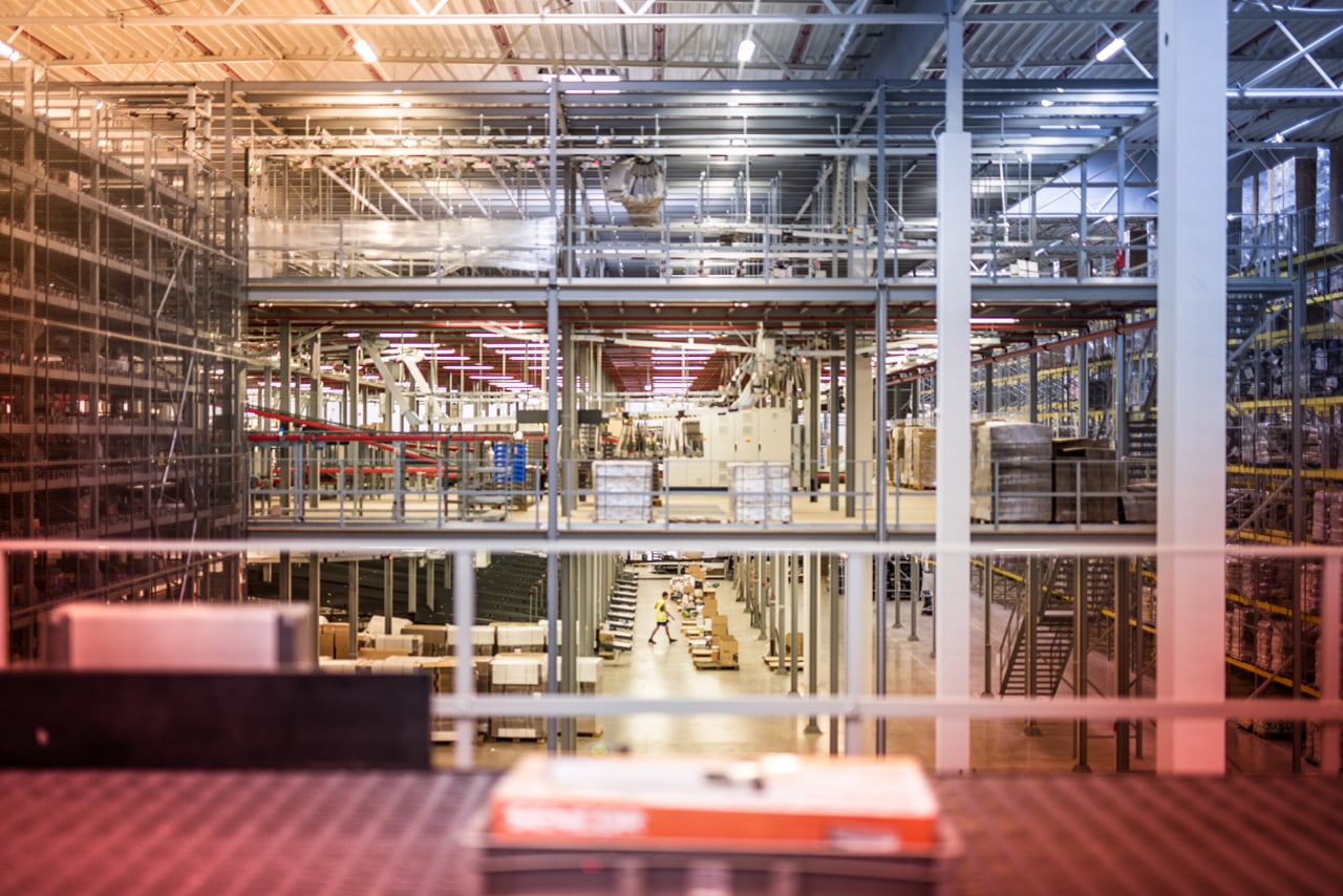 Logistické centrum Mall.cz v Jirnech u Parhy