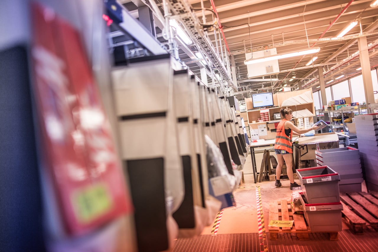 Logistické centrum Mall.cz v Jirnech u Parhy