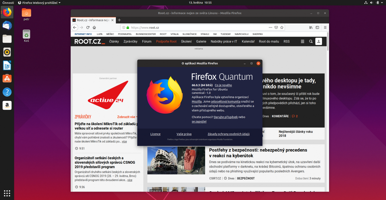 Ubuntu 19.04 Gnome