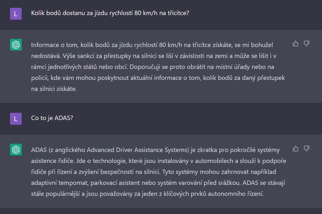 Chat s umělou inteligencí ChatGPT