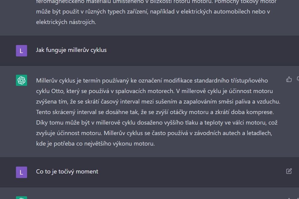 Chat s umělou inteligencí ChatGPT