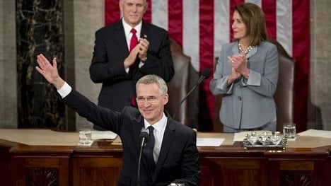 Náhledový obrázek - Stoltenberg v americkém Kongresu varoval před Ruskem. Nechceme novou studenou válku, řekl