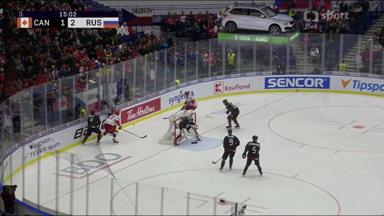 Virtuální škodovky v hokejovém přenosu