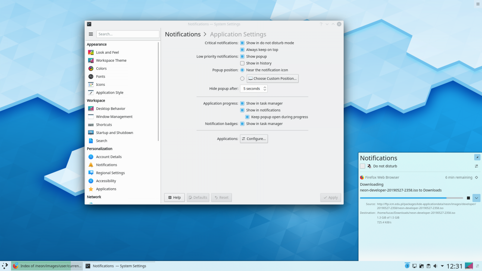 KDE Plasma 5.16