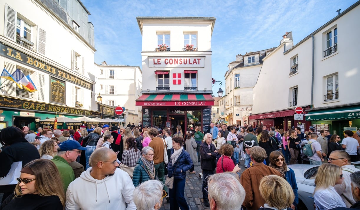Místa přeplněná turisty