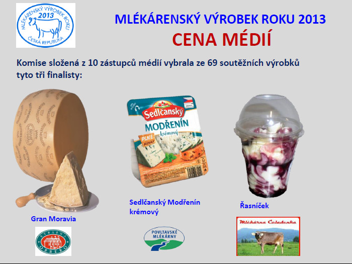 Mlékárenský výrobek roku 2013