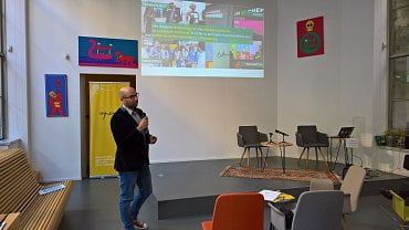 Nicolas Diacono, digitální projektový manažer z Echangeur prezentuje nové trendy nakupování a placení. (10/2018)