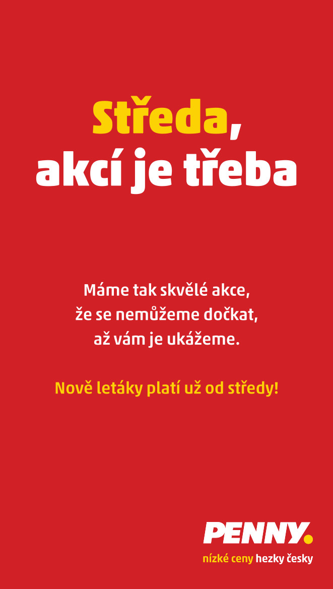 Penny mění platnost akčních letáků