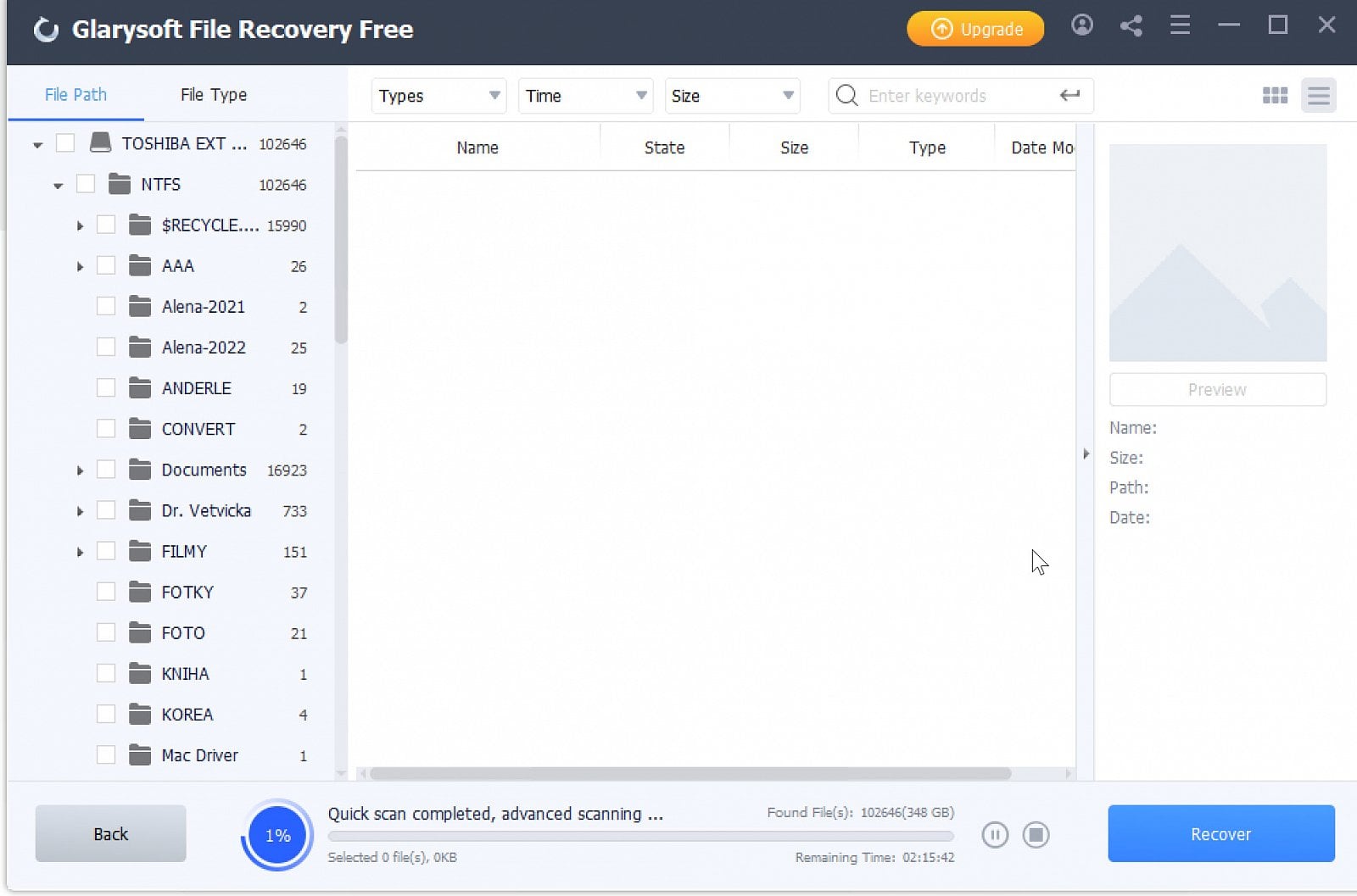 Gladysoft File Recovery