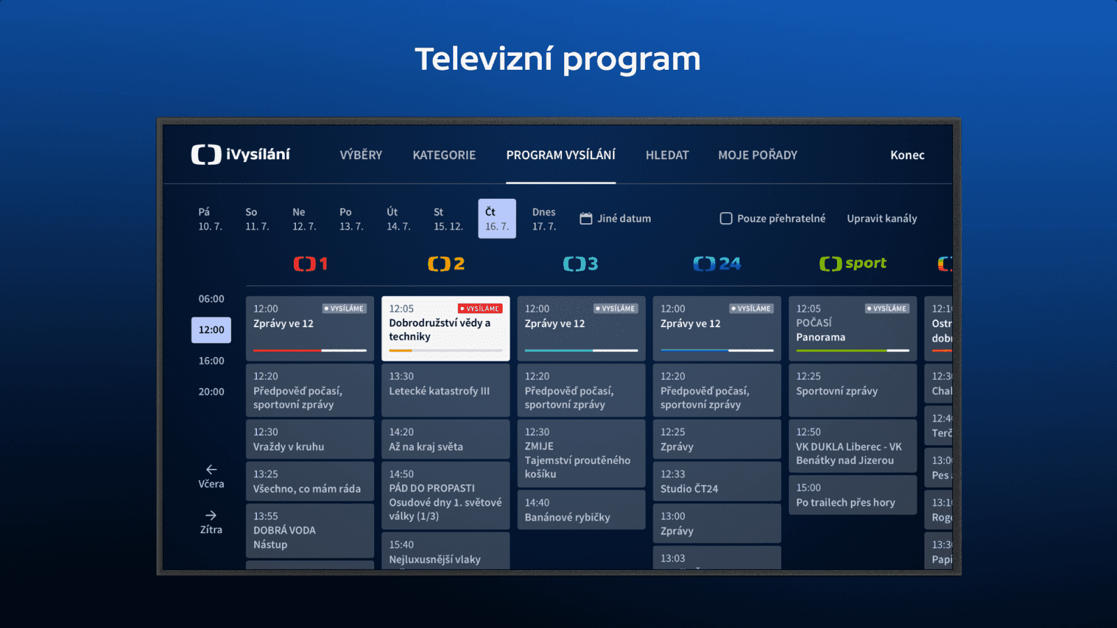 iVysílání v Android TV