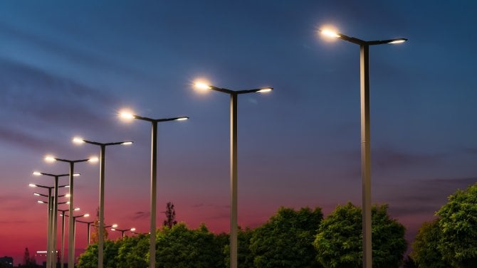 LED veřejné osvětlení