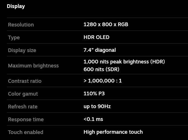 Valve Steam Deck OLED