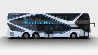 Náhledový obrázek - Hyundai představil dvoupodlažní elektrobus