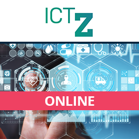 Logo ICT ve zdravotnictví 2021
