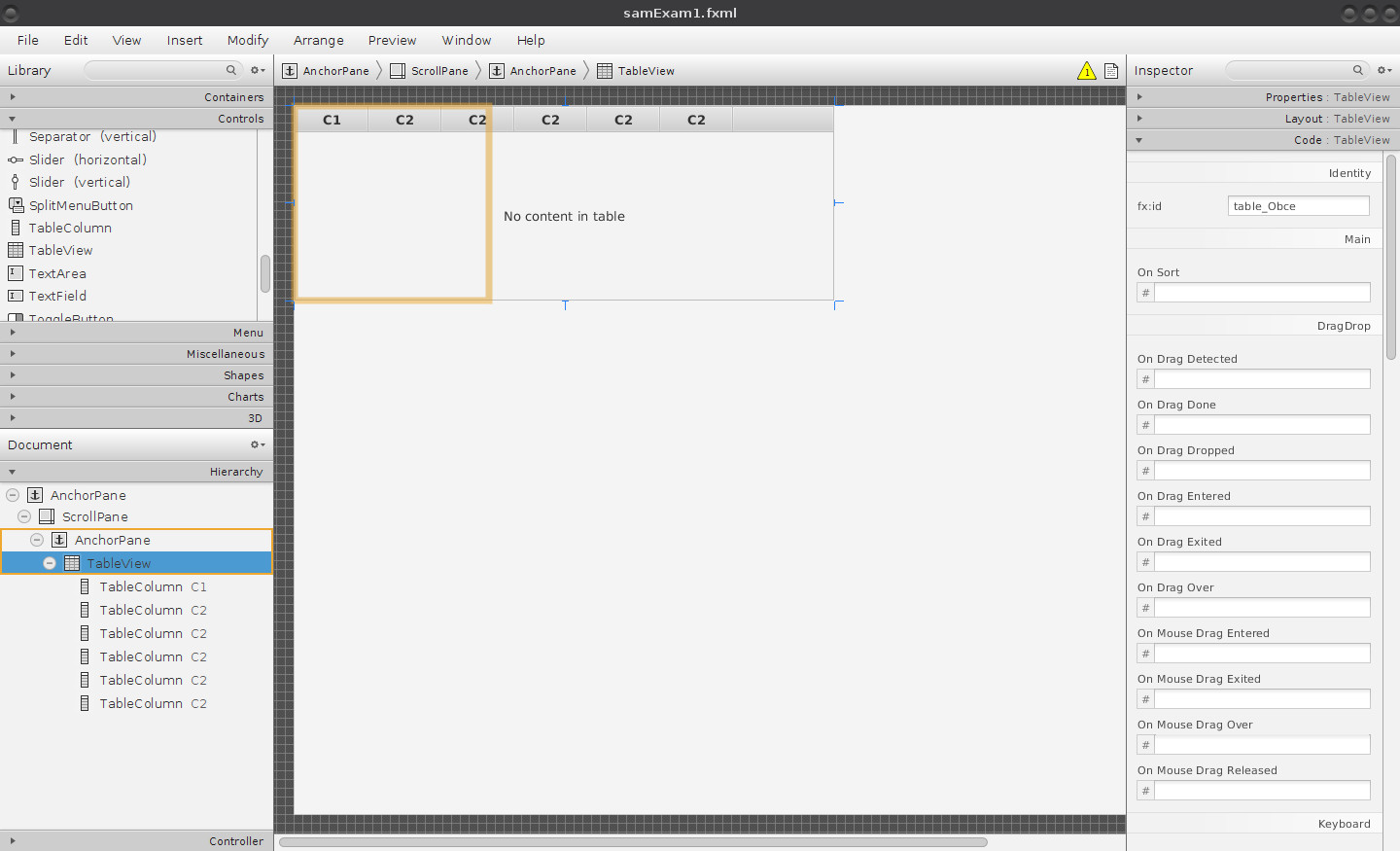 JavaFX: formulář a databázový konektor