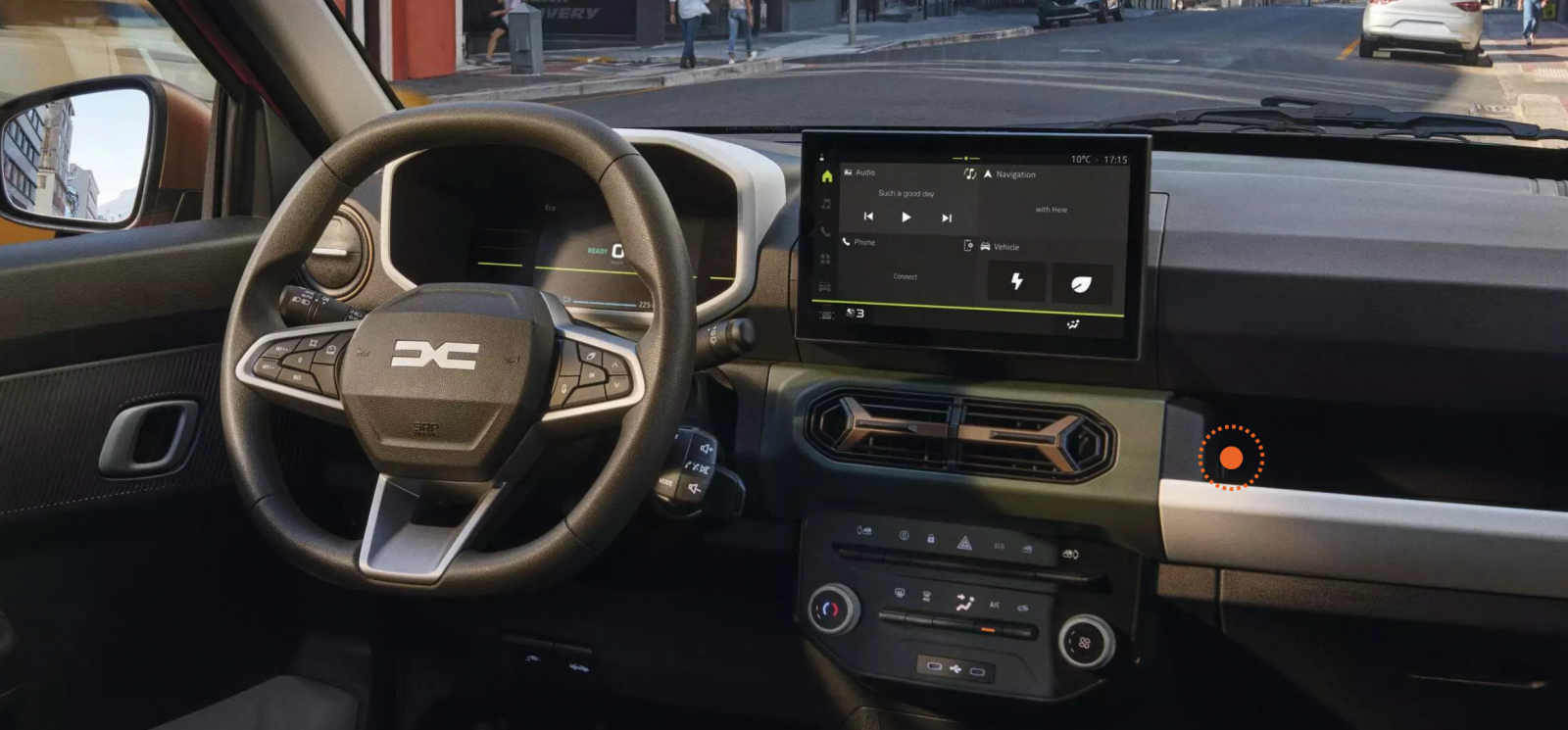 Dacia Spring, interiér