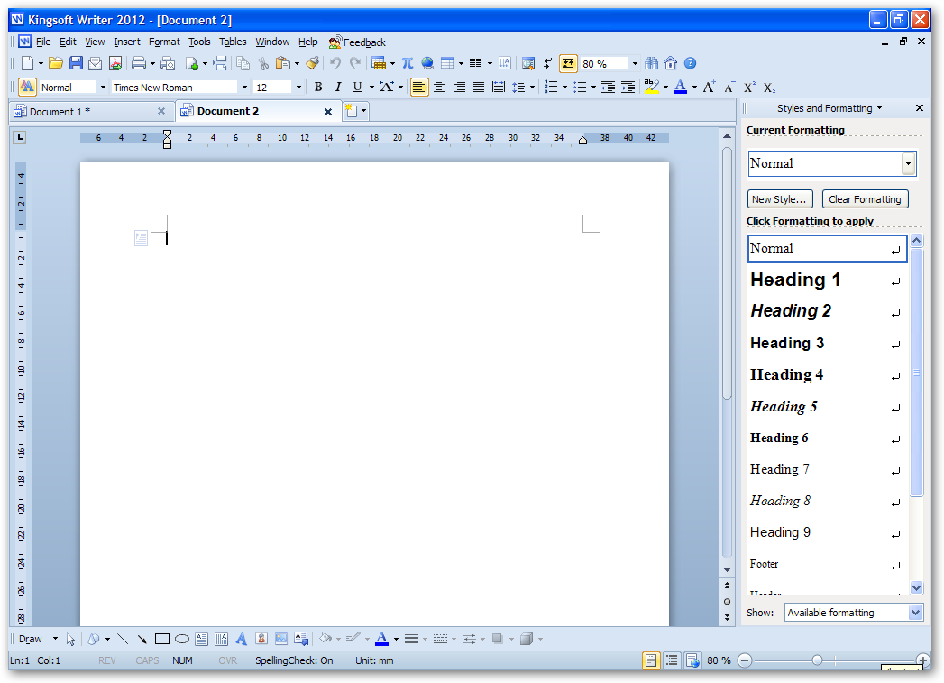 Kingsoft Office Suite - povedený balík kancelářských aplikací