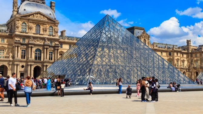 Galerie Louvre v Paříži, Francie