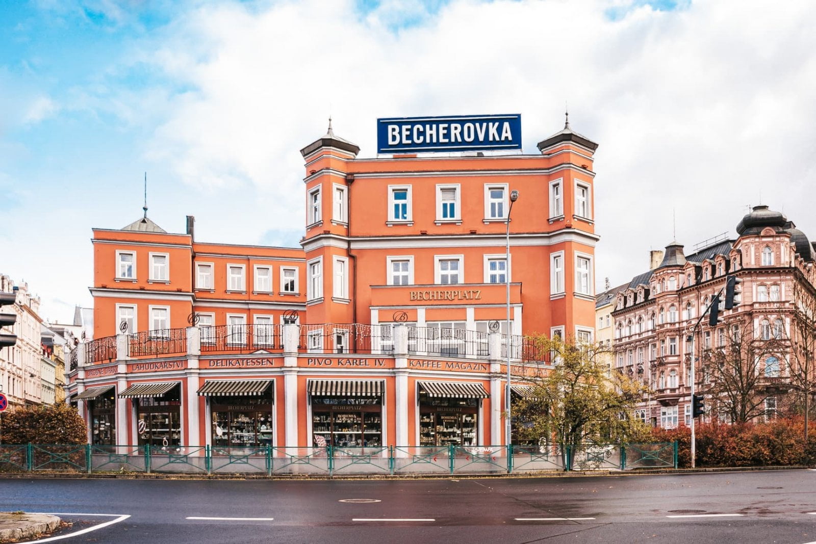 The Home of Becherovka v Karlových Varech