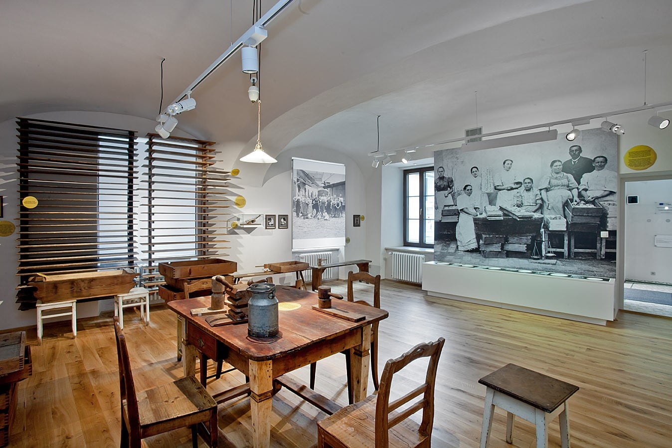 Pohled do Muzea olomouckých tvarůžku v Lošticích