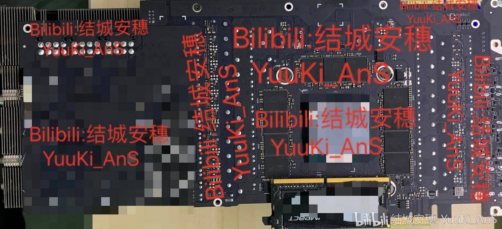 Údajné PCB grafiky Nvidia GeForce RTX 3080. Na kartě zřejmě už vidíme čipy GDDR6X