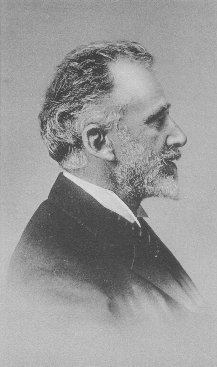 Julius Zeyer 1. července 1897. Fotografie J. Mulače v Praze (původní titulek)