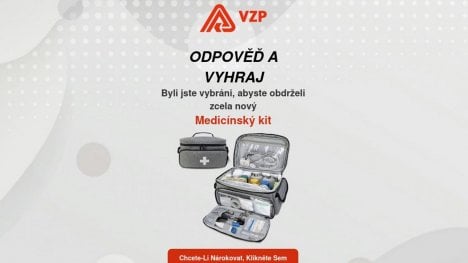 Vyhraj lékárničku s VZP, lákají podvodníci. Chtějí se dostat k penězům klientů