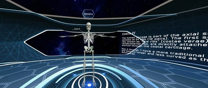 Aplikace Virtuální anatomická učebna