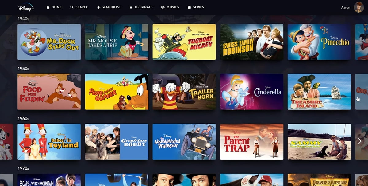 Disney Through the Decades