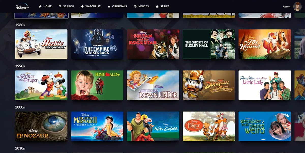 Disney Through the Decades