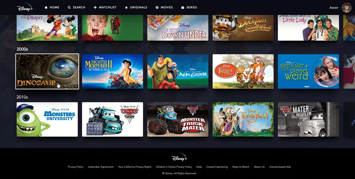 Disney Through the Decades