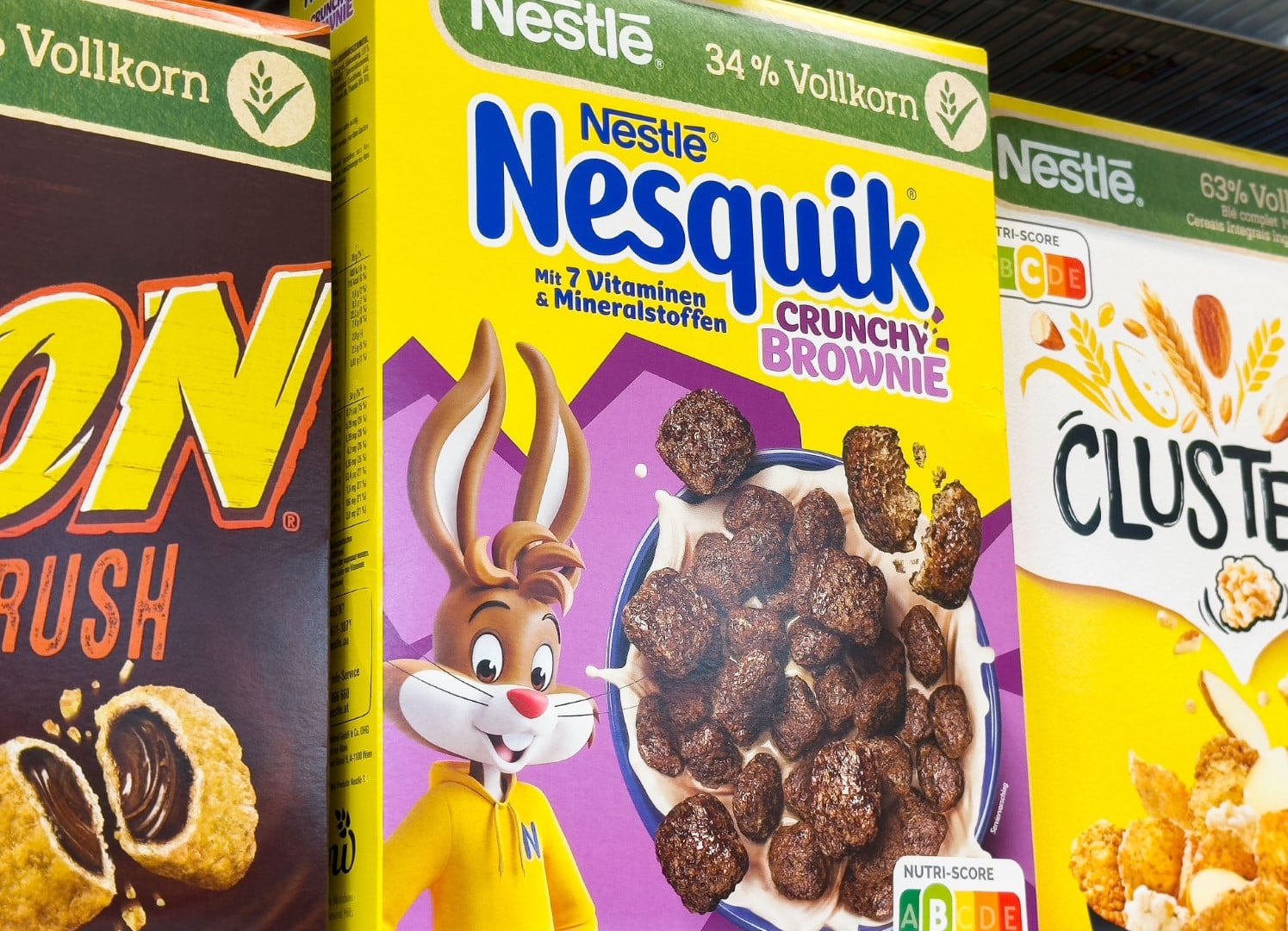 Pod společnost Nestlé spadá i řada cereálií