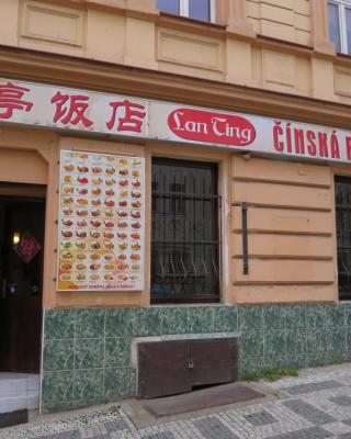 Lan Ting Čínská restaurace, Praha -  Výskyt myšího trusu.Nezajištěn přístup teplé vody pro očistu rukou. Výrazně zanedbaný úklid. Nečistoty na stěnách. Nečistoty na podlaze. Nečistoty na regálech či zařízeních. Kouření v zázemí provozovny. Nevhodně skladované potraviny.