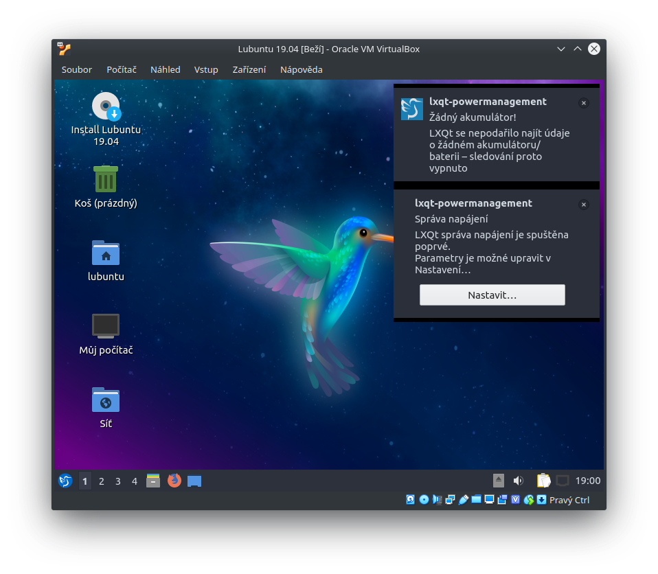 Lubuntu 19.04 - instalace