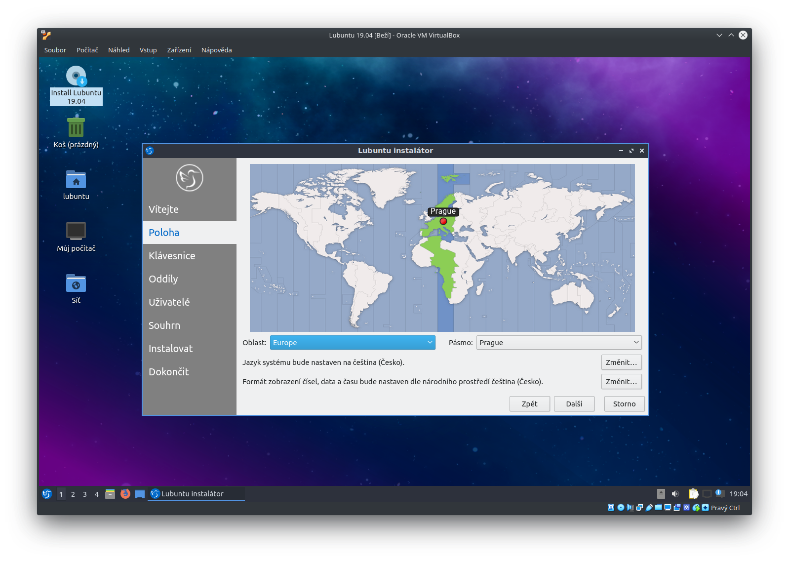 Lubuntu 19.04 - instalace