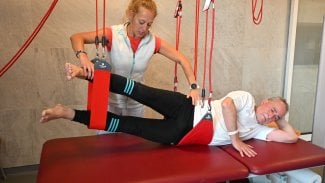 Pacient s lymfomem Michal Rajmon rehabilitoval v Rehabilitační nemocnici Beroun