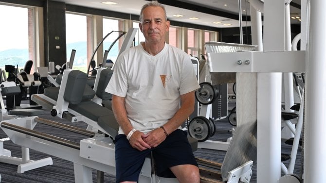 Pacient s lymfomem Michal Rajmon rehabilitoval v Rehabilitační nemocnici Beroun