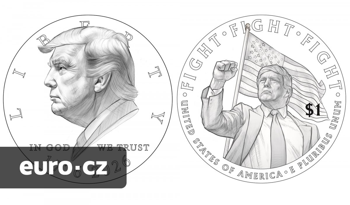 Donald Trump na dolarové minci? Americké ministerstvo financí představilo návrh, který možná porušuje zákon