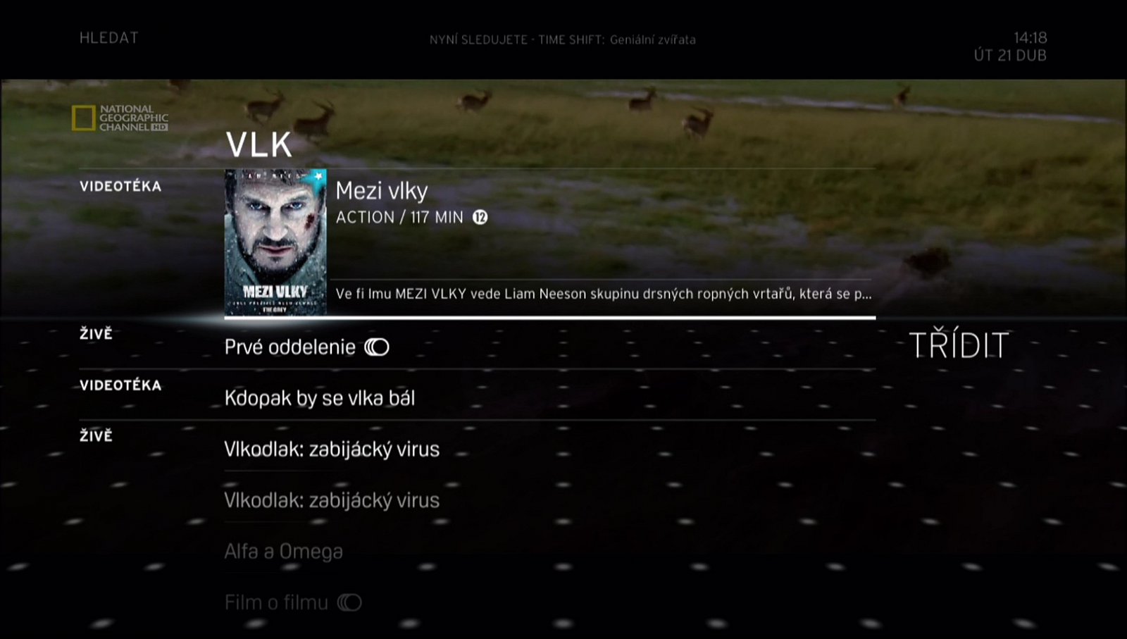 Náhledy multimediální služby Horizon