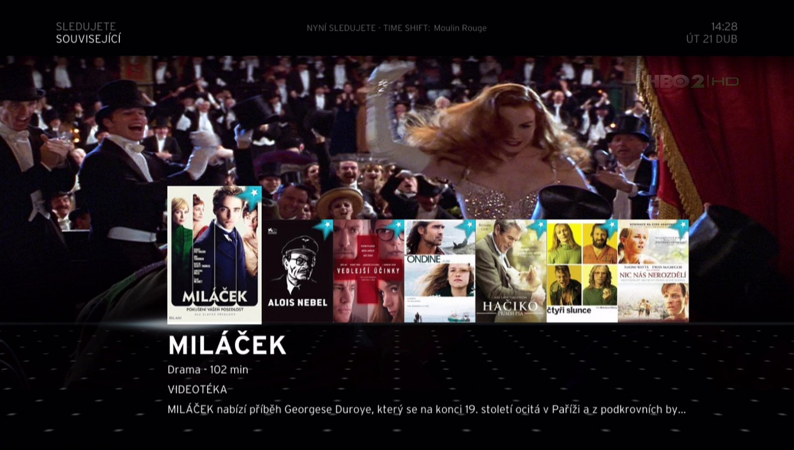 Náhledy multimediální služby Horizon