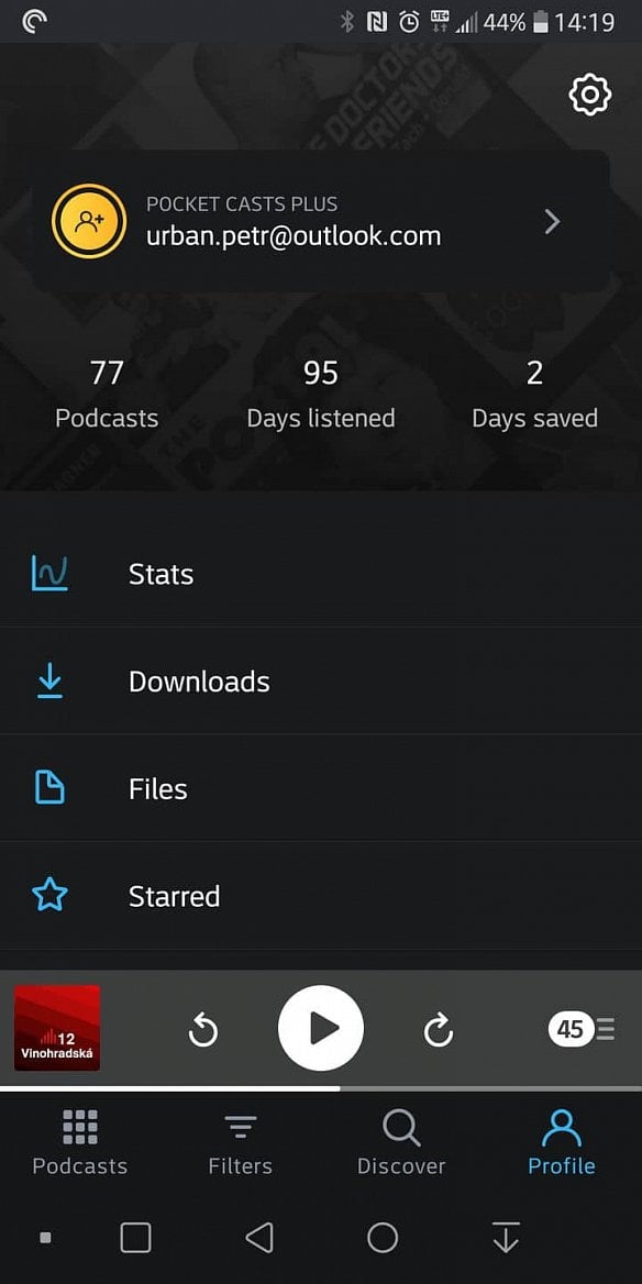 K milým drobnostem patří statistiky spojené s poslechy